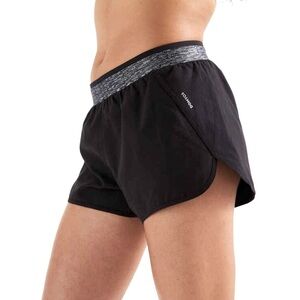 Decathlon Women's Loose Fitness Cardio Shorts - Black/Mottled size xs